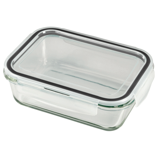 Glass Leakproof 875ml Food Storage Container-1