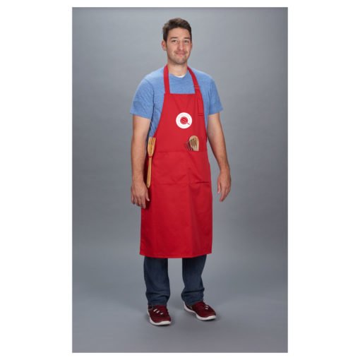 Adjustable Full Length Apron with Pockets-11