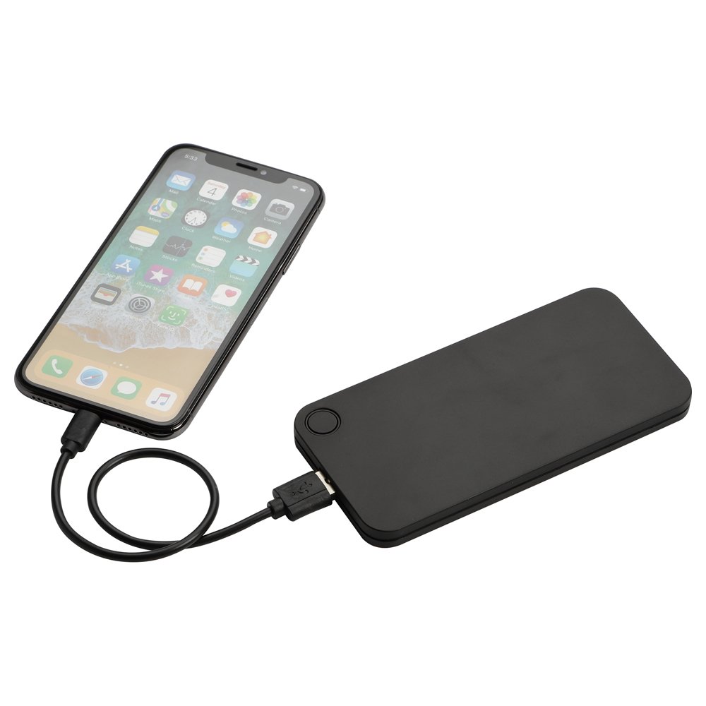 Personalize Flux 4000 mAh Powerbank with 2-in-1 Cable with your design