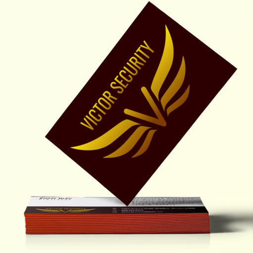 Ultra Thick Painted Edge Business Cards | Brown Ultra Thick Painted Edge Business Cards | PrintMagic