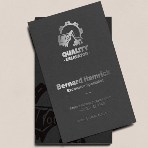 Raised Foil Business Cards Online, Velvet Soft Touch Business Cards