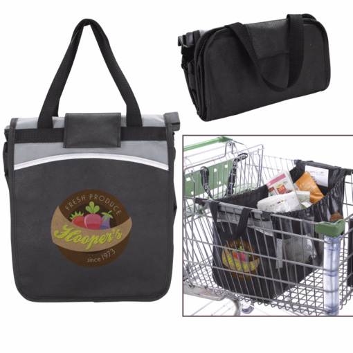Print Expandable Grocery Cart Tote