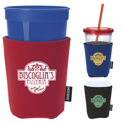 Print Koozie&#174 Life's a Party Cup Kooler