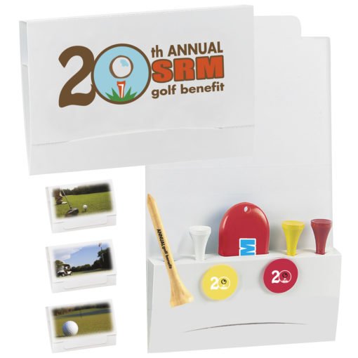 Print 4-2-1 Golf Tee Packet - 3-1/4" Tee