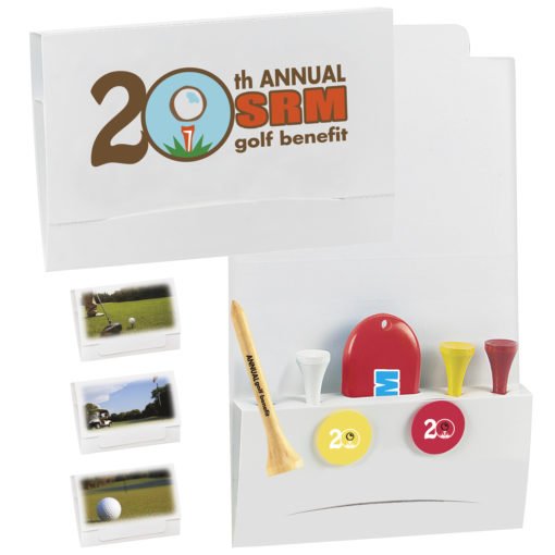 Print 4-2-1 Golf Tee Packet - 2-1/8" Tee