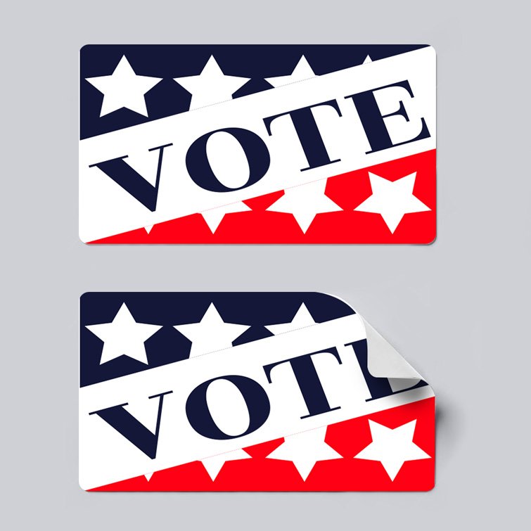 Political Stickers Printing | Republican & Democratic Stickers | Print ...