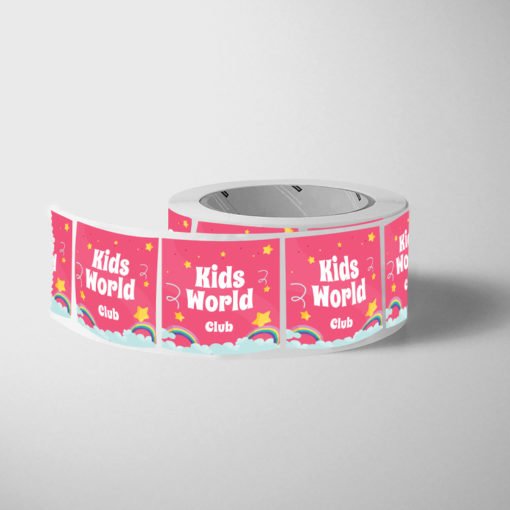 labels for kids | Kids Labels Printing | Premium Kids Roll Labels With White BOPP And Unwind Direction Left Of Copy | Print Magic