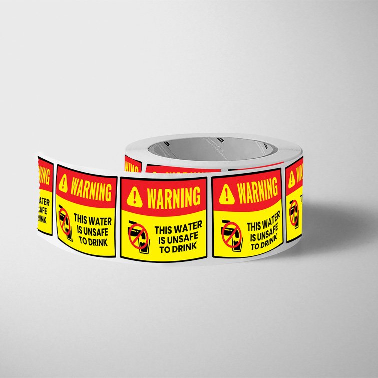 Candle Making Supplies  2 Candle Warning Labels Roll of 2500