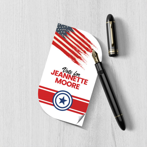 Campaign & Political Stickers | Leaf shape Printed Front side with 70lb Gloss Sticker Paper Stock and UV Coating on Front side Stickers for personalize your Political Stickers | PrintMagic