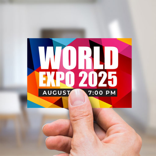 Promotional & Event Stickers | Horizontal Rectangle shape Printed Front side with 70lb Gloss Sticker Paper Stock and UV Coating on Front side Stickers for promote events for various sized companies, schools, industries, nonprofit organizations | PrintMagic