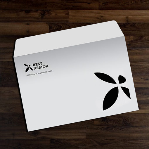 9″ x 12″ Envelopes | 9x12 Envelope Open on 12 Side Printing Front Only with White Premium Opaque-70lb (Opaque Uncoated Text-70lb) paper stock | PrintMagic