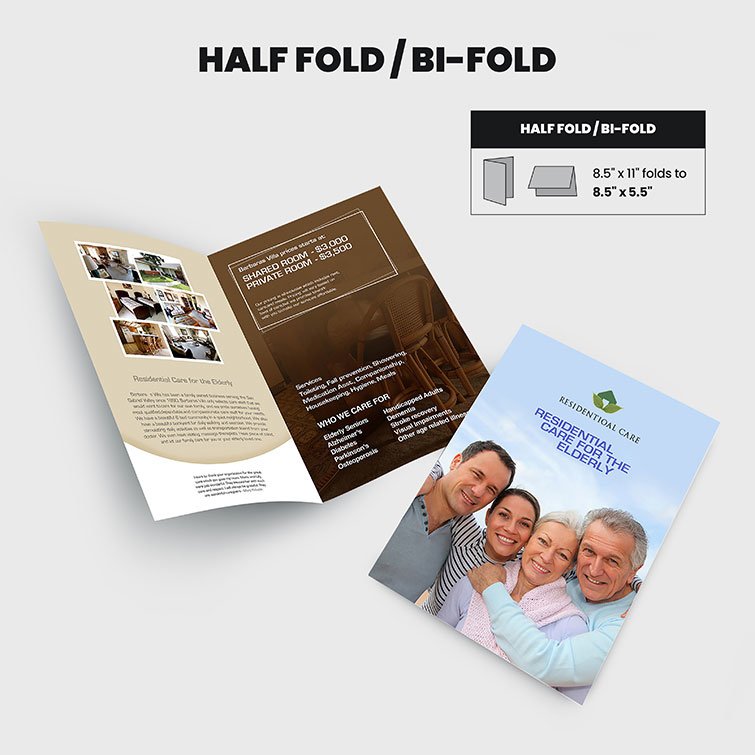 Booklet line and solid icon. Catalogue, brochure folded paper