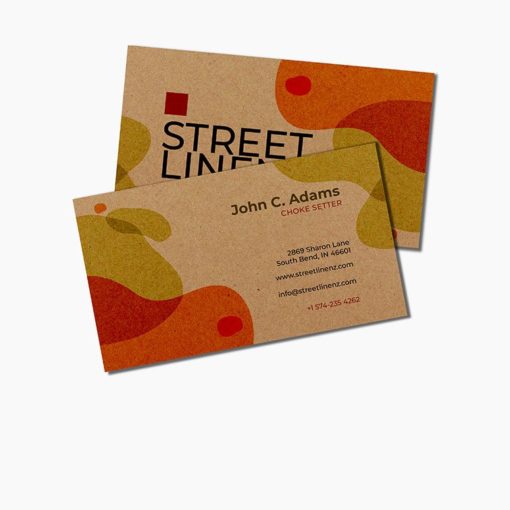 Brown Kraft Business Cards printing, Custom Brown Kraft Business Cards