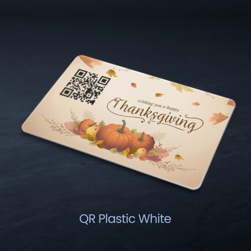 Plastic Postcards | QR Plastic postcards with White plastic option And Send marketing messages, mini newsletters, and official announcements | PrintMagic