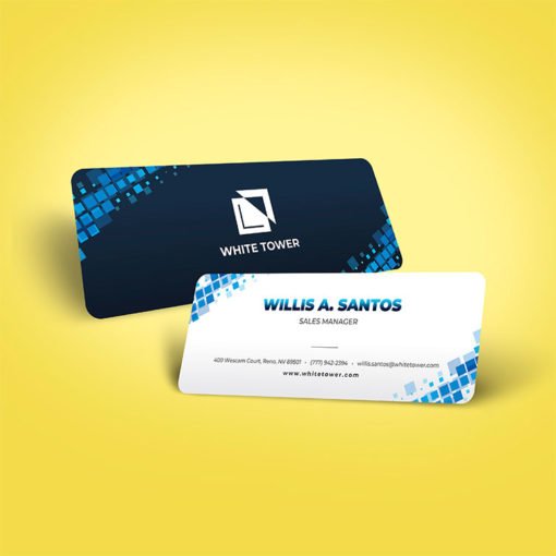 Slim Rounded Corner Business Cards | Rounded Corner Business Cards | Slim Rounded Corner Business Cards printing | Sales Manager | Standard Gloss and Rounded Corner 1/8" | Print Magic