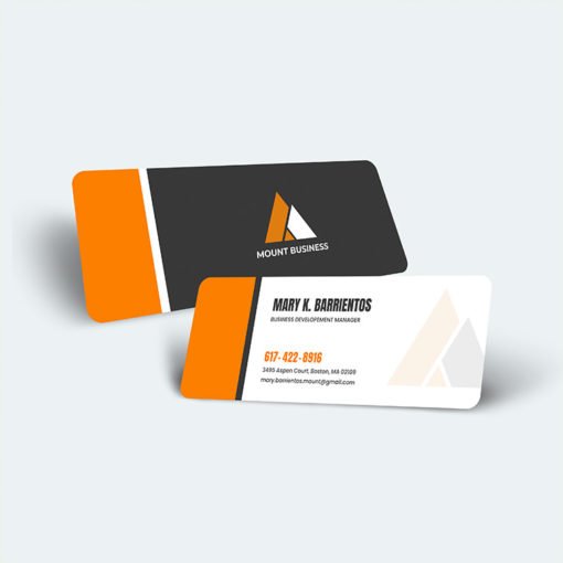 Custom Slim Rounded Corner Business Cards printing, Premium Gloss Business Cards