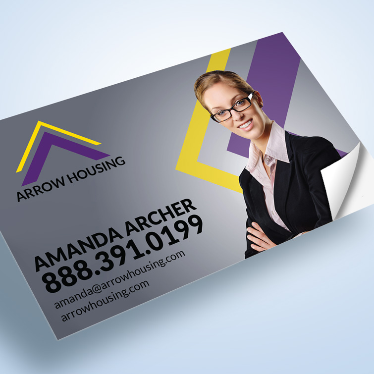 2x3.5 Custom Realtor Business Card Magnets 20 Mil Square Corners