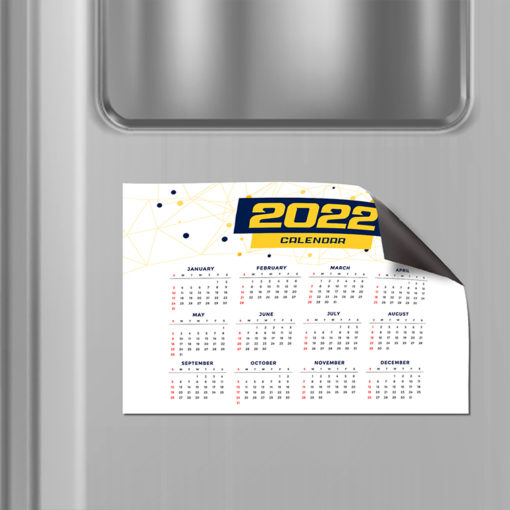 Horizontal Rectangle Magnetic Calendar