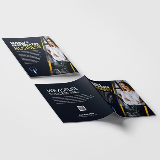 Business Corporate Horizontal Saddle-Stitched Binding Long Edge Booklets | Printmagic