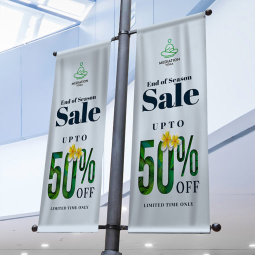 Blockout Vinyl Indoor Banner indoor outdoor conferences events sales Openings backdrops cutouts exhibitions branding marketing promotion Premium Quality