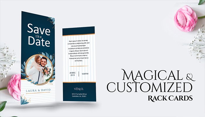 8 Must-Have Rack Card Design Ideas for Every Industry 7 Magical and customized rack cards for Weddings