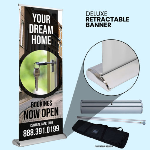 Retractable Deluxe Banner Printing at PrintMagic
