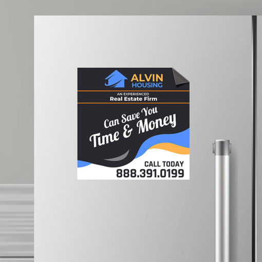 Real Estate Custom Business card Magnets | Real Estate Custom Magnets with Strong and durable Magnets that stay in place and Full-color printing with custom design | Print Magic