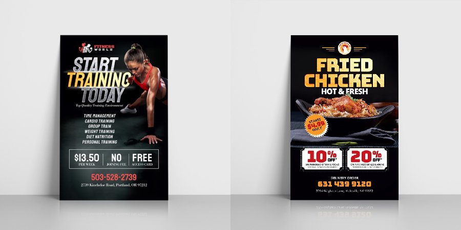 5 Best Flyer Design Ideas Of 2020 6 Foil Flyers Design | Sharp, full-color printing to promote your brand With Standard and Premium paper stock with Spot UV | Print Magic