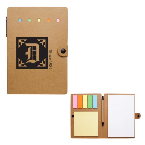 Print Custom Large Snap Notebook With Desk Essentials | PrintMagic