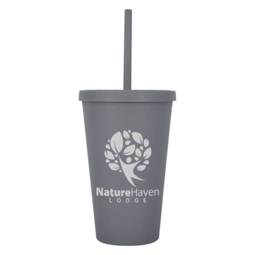 Print Custom 16 OZ. NEWPORT WHEAT TRAVEL TUMBLER | PrintMagic