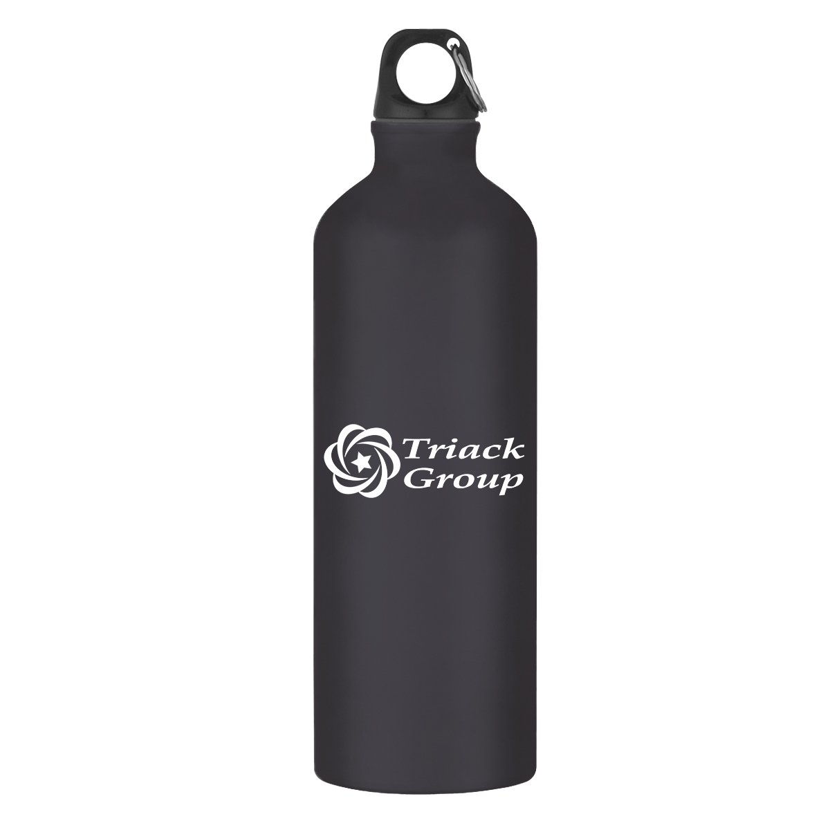 Giveaway Aluminum Water Bottles with Carabiner (25 Oz., Full Color