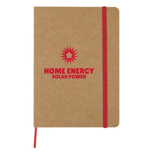 Print Custom 5" x 7" Eco-Inspired Strap Notebook | PrintMagic