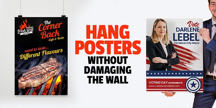 How To Hang Posters Without Damaging The Wall