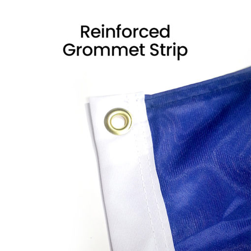Pole Flag Reinforced Grommet Strip | Printmagic