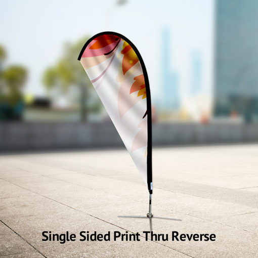 Teardrop Flag Print One Sided to help promote sales, businesses, events, exhibitions | Printmagic