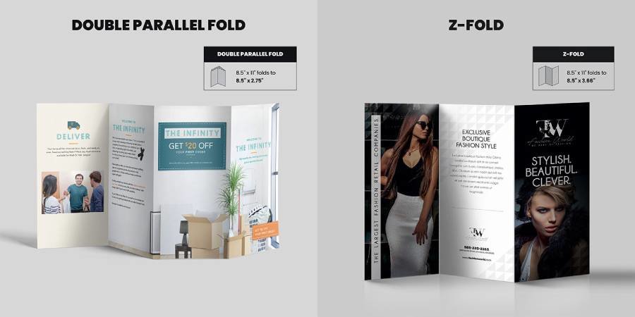 Brochure Double Parallel Fold | Brochure Z Fold | Print Magic