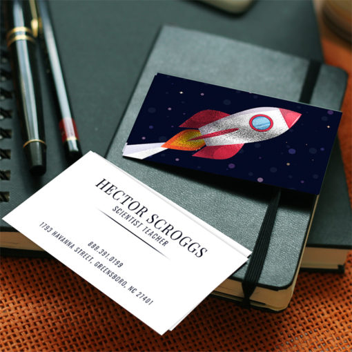Akuafoil Business Cards | Akua Foil Business Cards Horizontal Education | PrintMagic