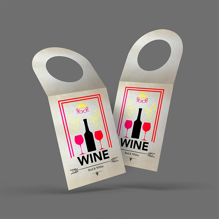 Personalized Bottle Neck Hang Tags