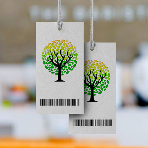 Raised Spot UV Vertical Rectangle shiny tags premium quailty product branding clothing apparel multi functional tags | Printmagic