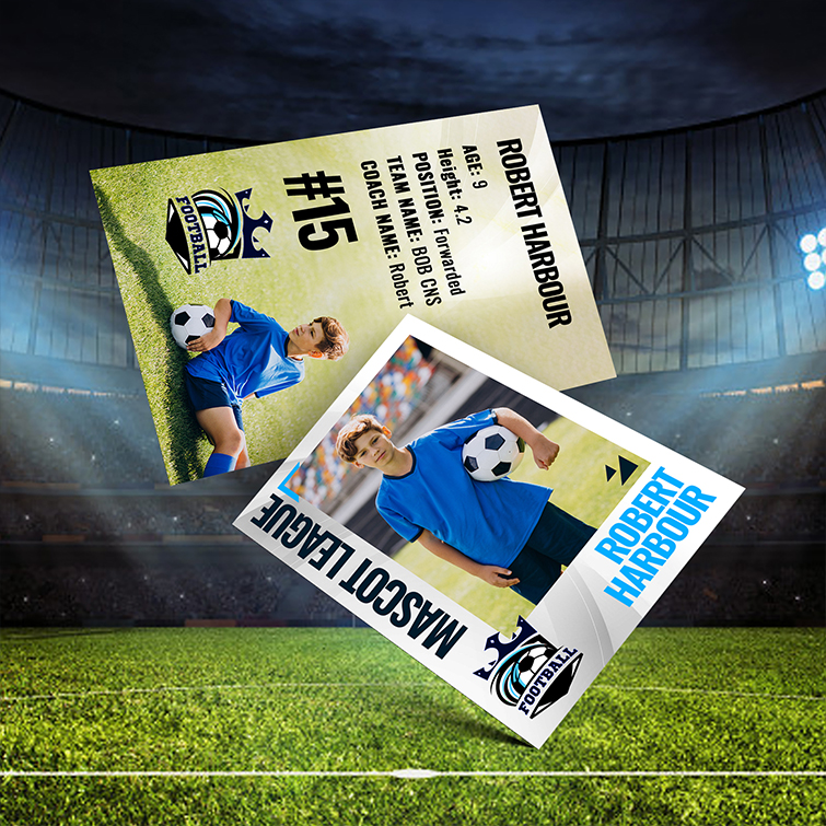 Trading Card Printing, Make A Sports Team Or Character Card