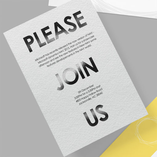 Black Foil Invitation Cards | Team and Business Events | Premium Foil Invitation Cards | Black Foil Invitation Cards with Envelopes | Foil Invitation Card Printing
