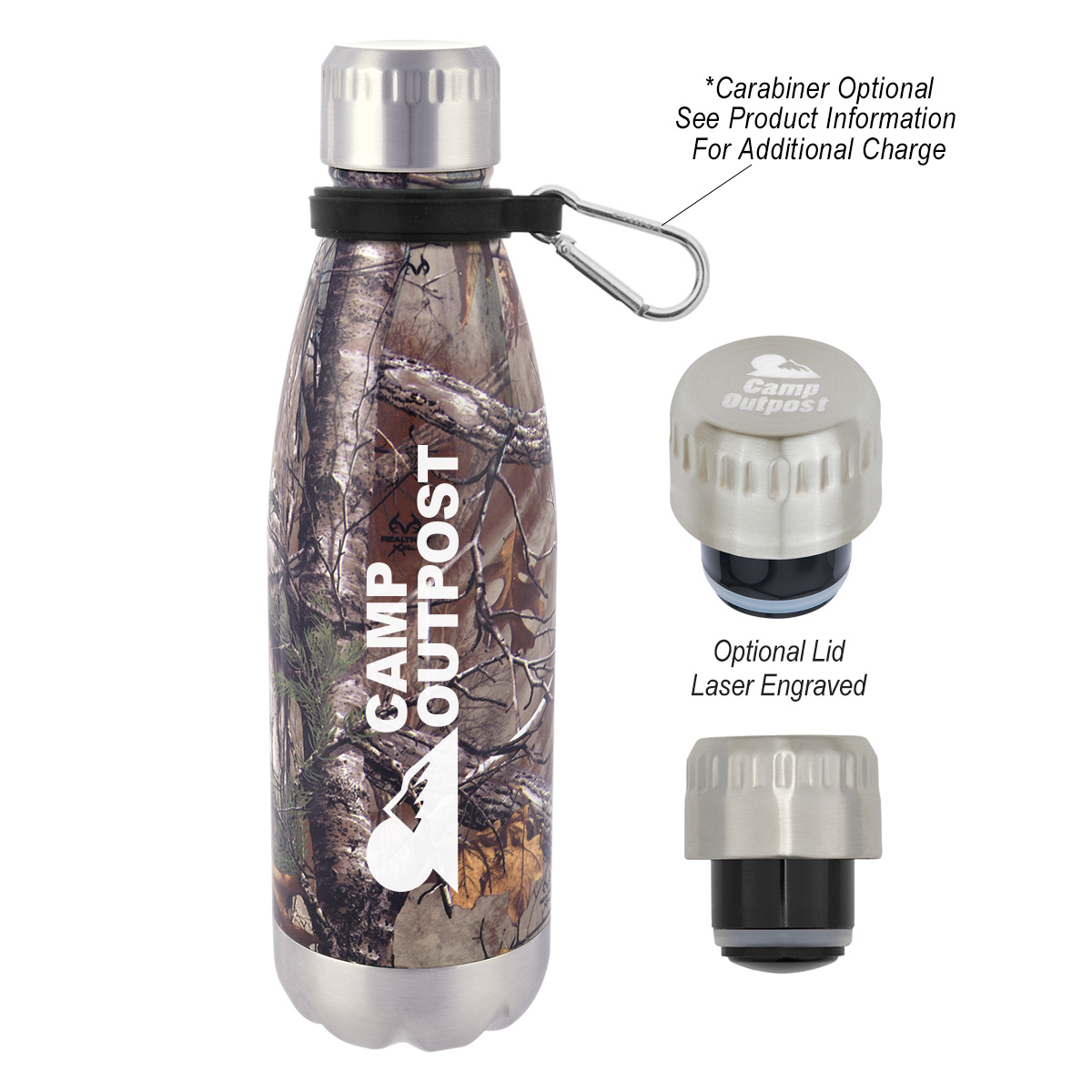 Swiggy Stainless Steel Water Bottle 16oz with Custom Box