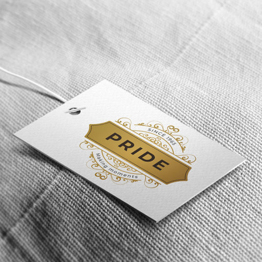Ultra Thick Horizontal Rectangle premium stock clothing food product branding promotion tags | Printmagic