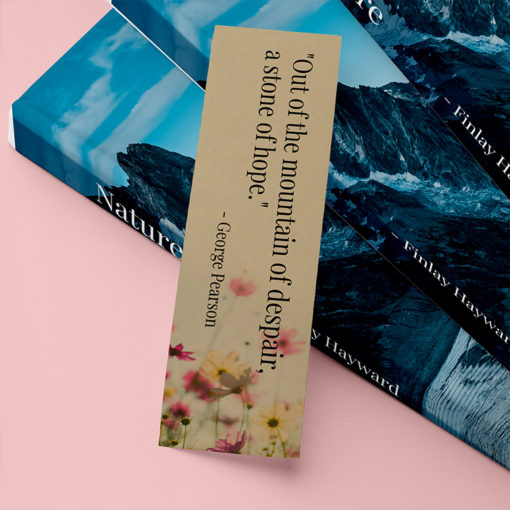 Brown Kraft Bookmarks Eco Friendly Organize Multicolor events book fairs premium paper stocks Sales Branding Marketing Real estate Personalized Bookmarks | PrintMagic