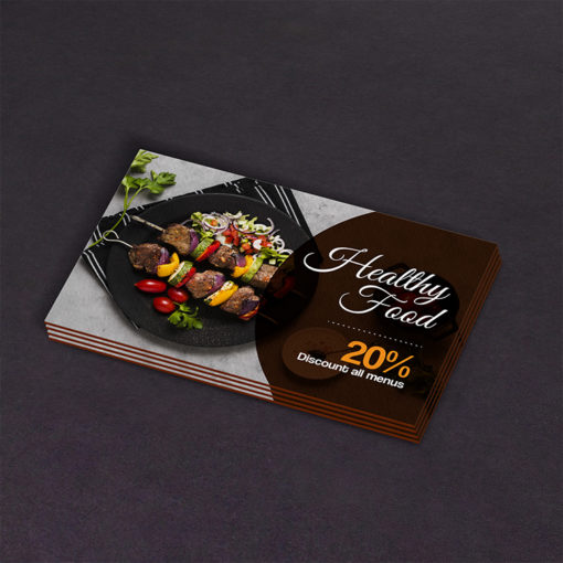 Brown Painted Edge Postcard Printing for Your Business | PrintMagic