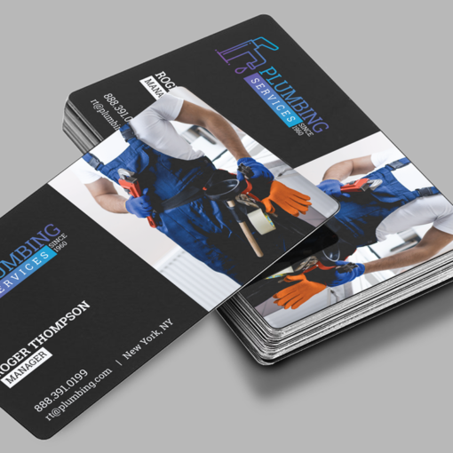 Aluminum Business Cards Metallic Cards Horizontal Rigid Hard Vibrant Full Color Double Side Printing Luxury Beauty Real Estate Branding | PrintMagic