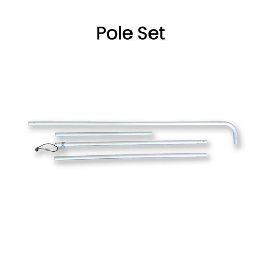 Rectangle Flag Pole Set | Printmagic