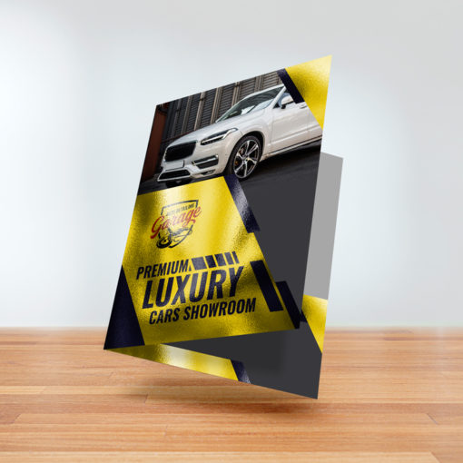 Akuafoil Presentation Folders Auto Education Leaflet Holder Pockets with BC Slits Premium Stock | Printmagic
