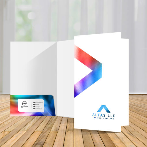 Akuafoil Presentation Folders BC Slit Left Pocket Business Meeting Professionals | Printmagic