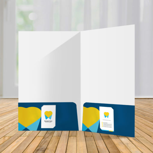 Akuafoil Presentation Folders Both pocket Vertical BC Slit Both Pockets | Printmagic